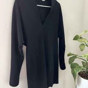 NWOT Anthropologie Daily Practice Black V-Neck Dress